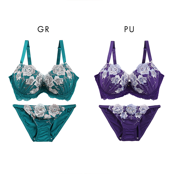 エレガント 脇肉を谷間に変える脇高ブラ グレイスフルローズ ソフト