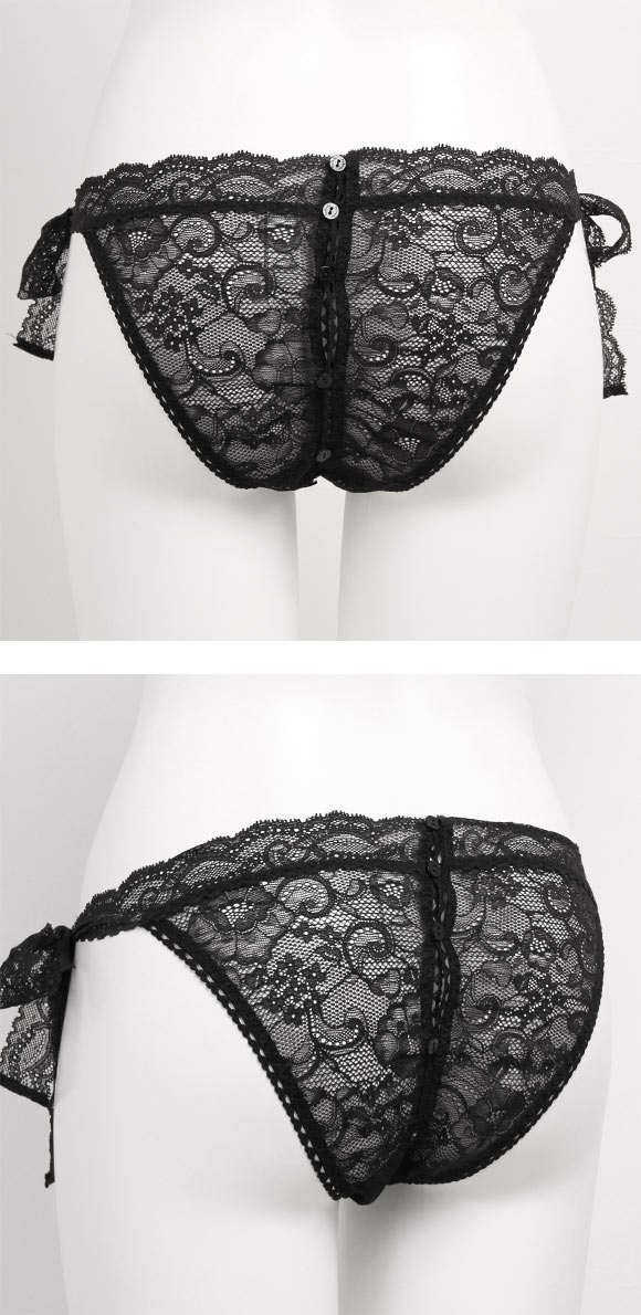 オーバドゥ Aubade Boite a Desir　Culotte Coquine オープンクロッチレースショーツ