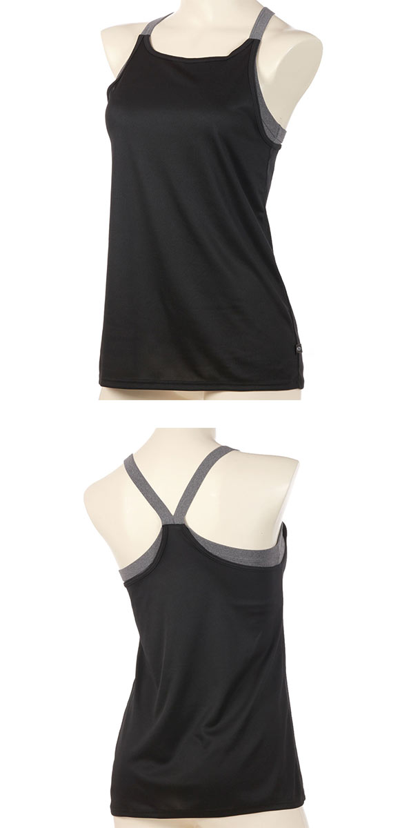 アツギ ATSUGI クリアビューティ アクティブ レイヤード タンク