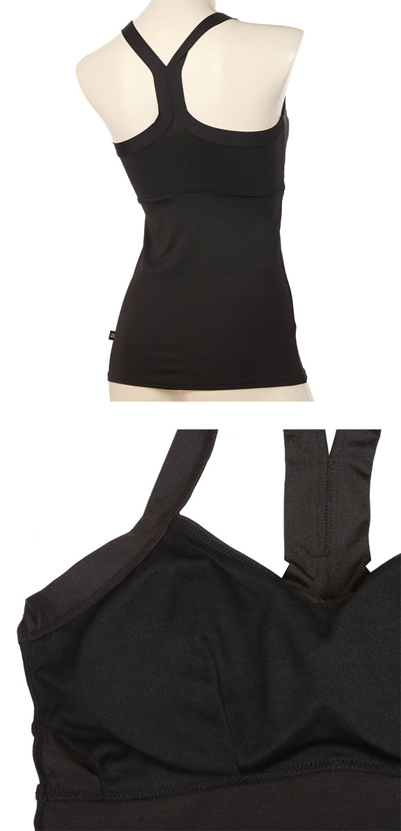 アツギ ATSUGI クリアビューティ アクティブ なめらかフィット カップ付きインナー ヨガ スポーツインナー Yバック