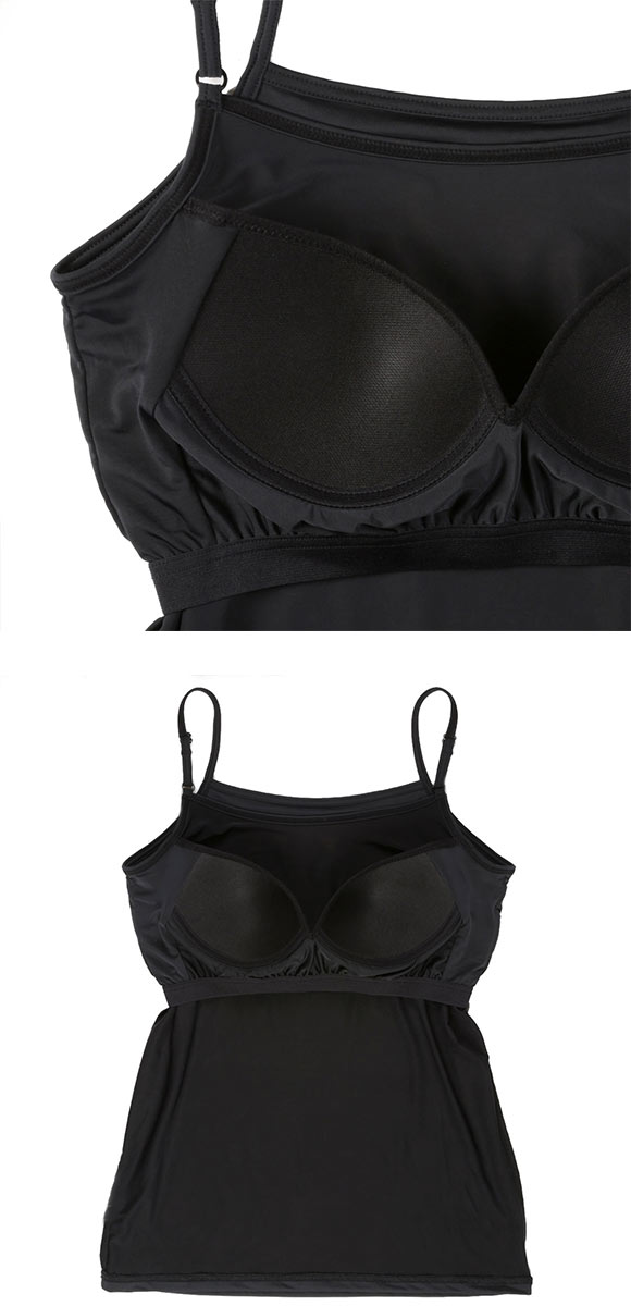 アツギ ATSUGI 冷やしインナーはじめました カップ付 キャミソール インナー レディース 接触冷感 吸汗速乾