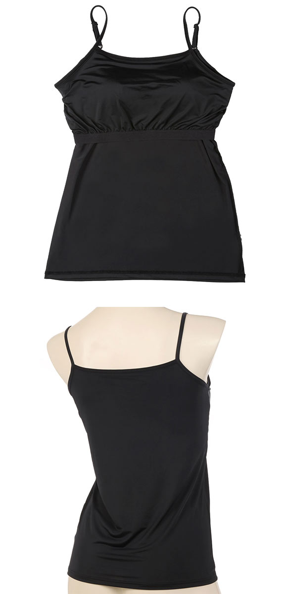 アツギ ATSUGI 冷やしインナーはじめました カップ付 キャミソール インナー レディース 接触冷感 吸汗速乾