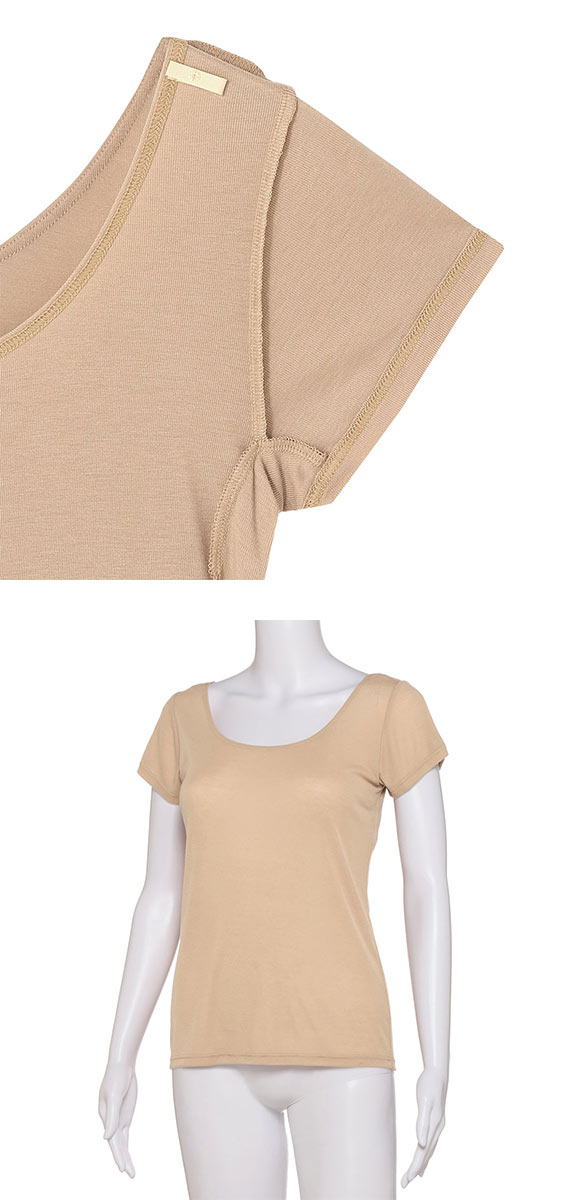 アツギ アスティーグ 快 2分袖 半袖シャツ ASTIGU ATSUGI