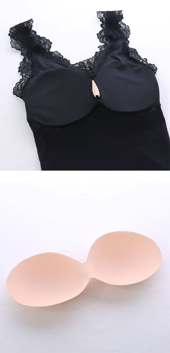 アツギ ATSUGI ヌードメイク NUDE Make 成型リブ キャミソール インナー カップ付き