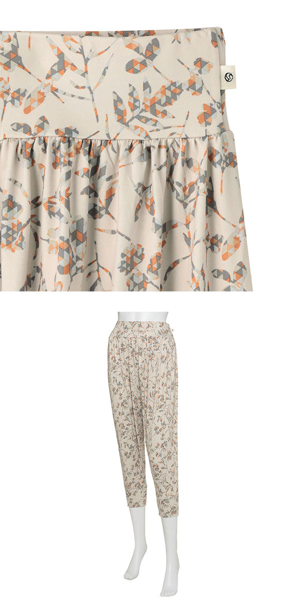 アツギ クリアビューティ アクティブ サルエルパンツ ATSUGI