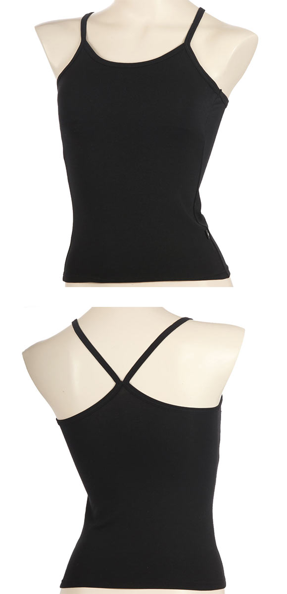 アツギ ATSUGI ステップフィット STEP FIT キャミソール インナー パッド付き 綿混 制菌加工 キッズ ジュニア