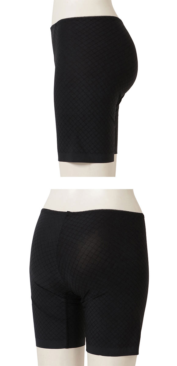 アツギ ATSUGI (スラッティ)SLATTY ショーツ 3分丈 ヘム お腹押さえ 単品