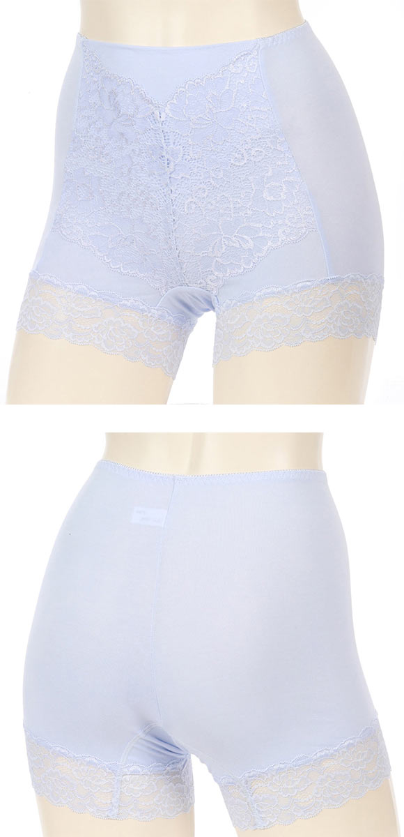 アツギ ATSUGI 3Dカバー ショーツ 1分丈 綿95％ 深ばき お腹おさえ お尻すっぽり 包みこむ 3L 4L 大きいサイズ 単品