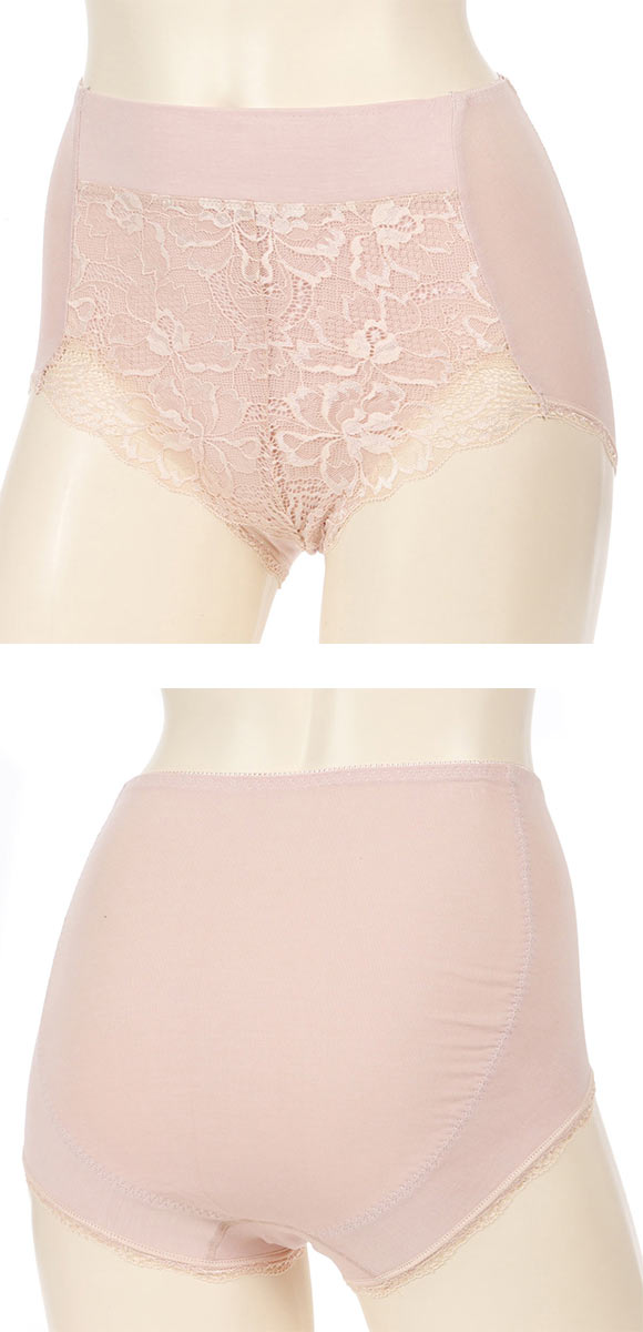 アツギ ATSUGI 3Dカバー ショーツ レーヨン混 深ばき お腹おさえ お尻すっぽり 包みこむ 立体ヒップ 単品