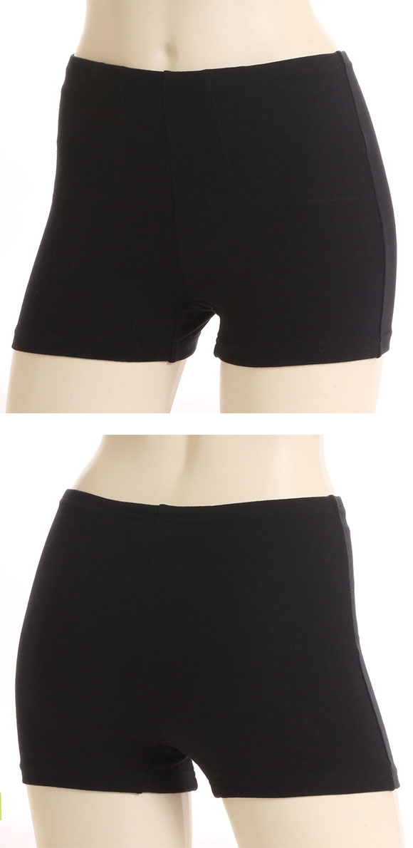 アツギ ATSUGI ハイジュニ Hijuni 超ロング防水シート付 オーバーパンツ 1分丈 綿混 キッズ ジュニア 女の子 単品