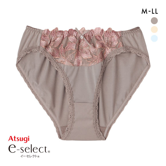 アツギ イーセレクト なめらかフィットブラ コーディネート ショーツ ATSUGI