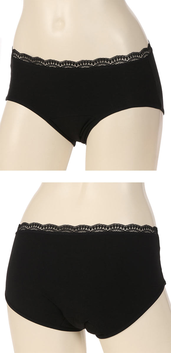 アツギ ATSUGI シーフリー Shefree 吸水機能付 ショーツ 5ml 綿混