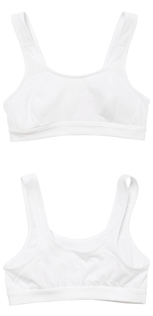 アツギ ATSUGI Hijuni ハイジュニ School かぶりタイプ ノンワイヤーブラジャー 身生地綿100％ ファーストブラ ジュニアブラ 単品