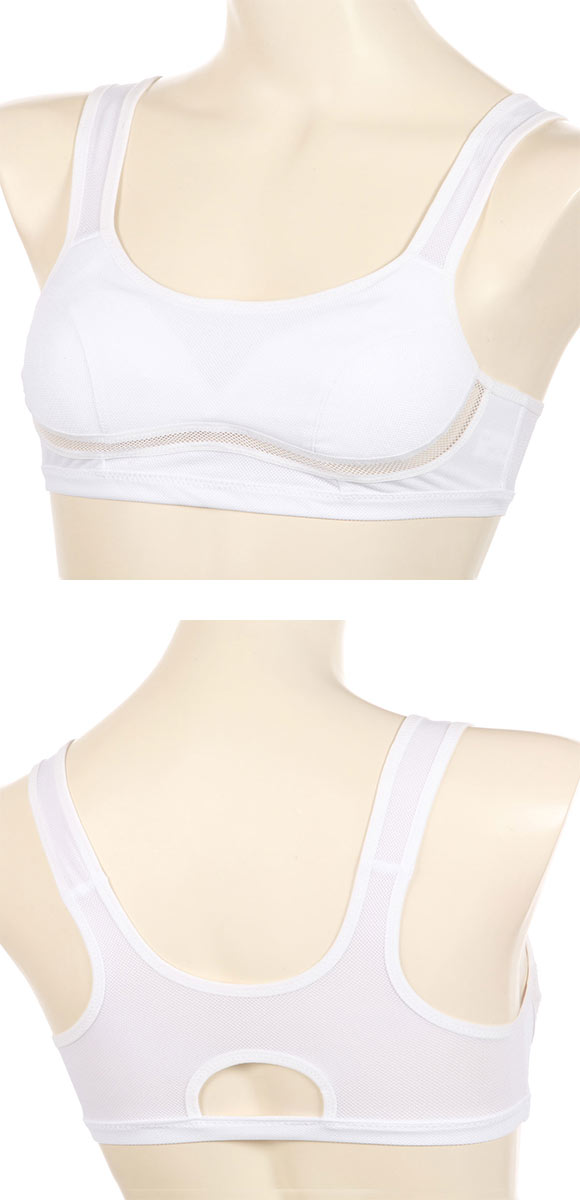 アツギ ATSUGI ハイジュニ Hijuni ムレにくい メッシュ スポーツブラ ジュニア 女の子 単品