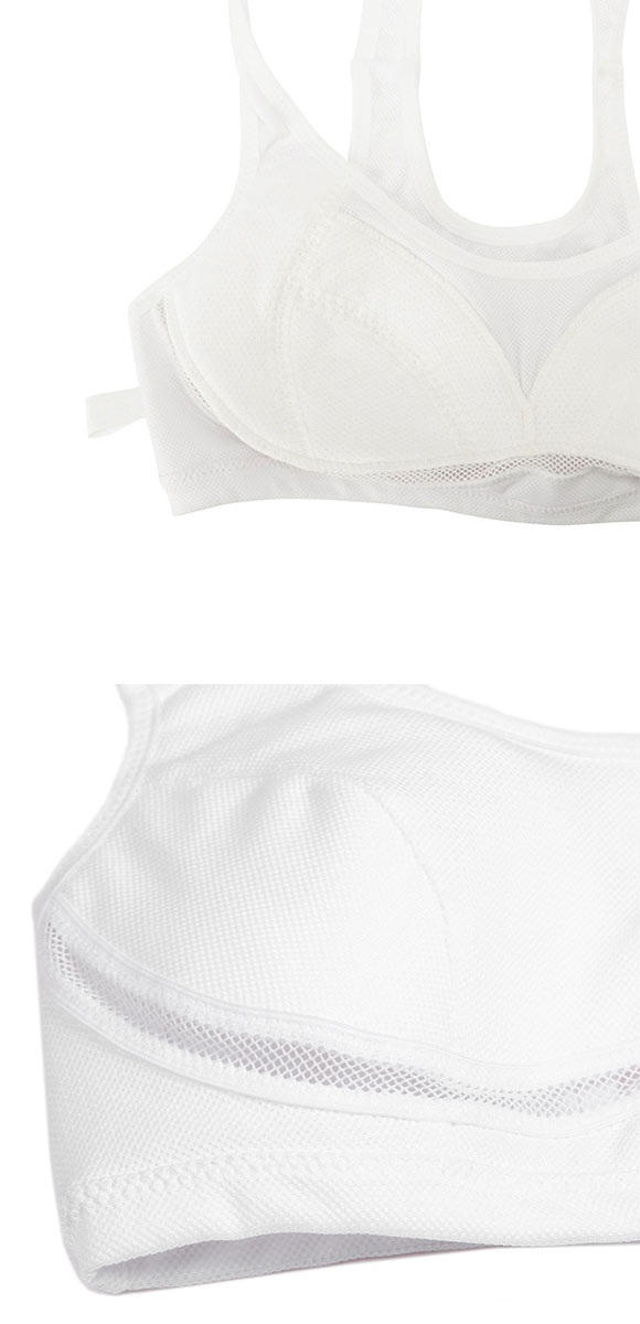 アツギ ATSUGI ハイジュニ Hijuni ムレにくい メッシュ スポーツブラ ジュニア 女の子 単品