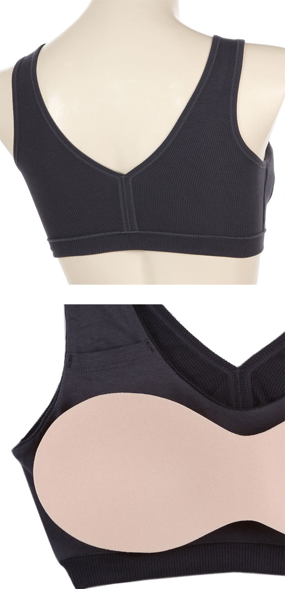 アツギ ATSUGI かいみんぐ 快眠ing やわらかリブ ナイトブラ ハーフトップ ノンワイヤー ブラジャー レーヨン混 単品