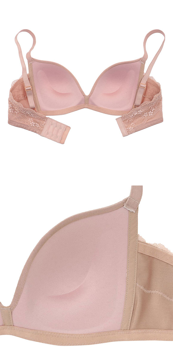 アツギ ナチュラリフト シームレス ノンワイヤーブラ ATSUGI