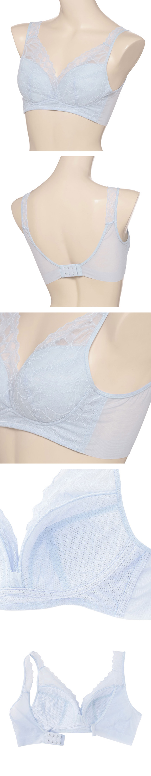 アツギ イーセレクト 爽快エアリー ブラジャー 大きいサイズ ATSUGI