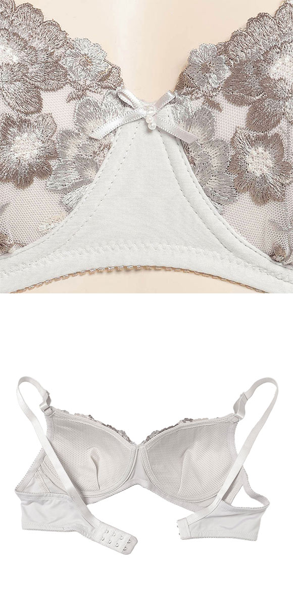 アツギ イーセレクト シームレスカップ ノンワイヤー ブラジャー 自然な丸み ATSUGI