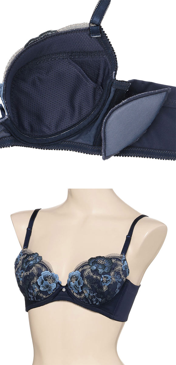 アツギ イーセレクト e-select シームレスカップブラ ソフトワイヤー