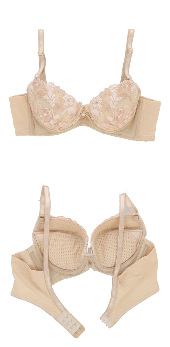 アツギ イーセレクト 脇スッキリ整える ブラジャー 大きいサイズ ATSUGI