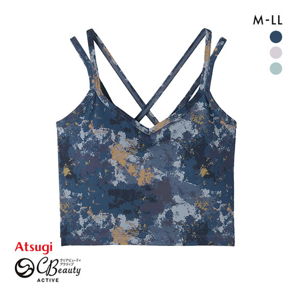 アツギ クリアビューティ アクティブ ヨガブラ カップ付きインナー