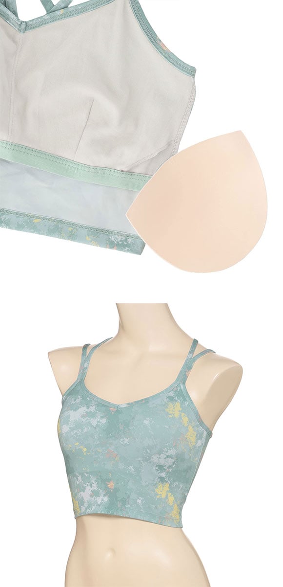 アツギ クリアビューティ アクティブ ヨガブラ カップ付きインナー