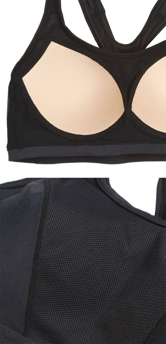 アツギ ATSUGI クリアビューティ アクティブ ハイサポート メッシュ スポーツブラ 吸汗速乾 Yバック