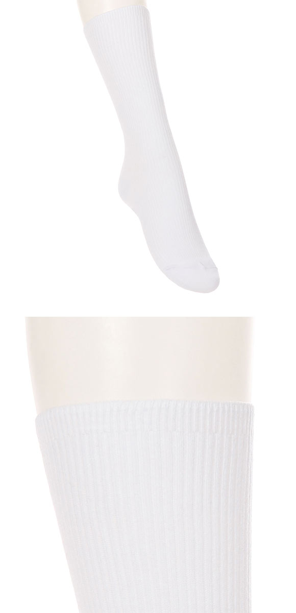 アツギ ATSUGI スクールタイム クルー丈 リブソックス 2足組 靴下 学生 オーガニックコットン混