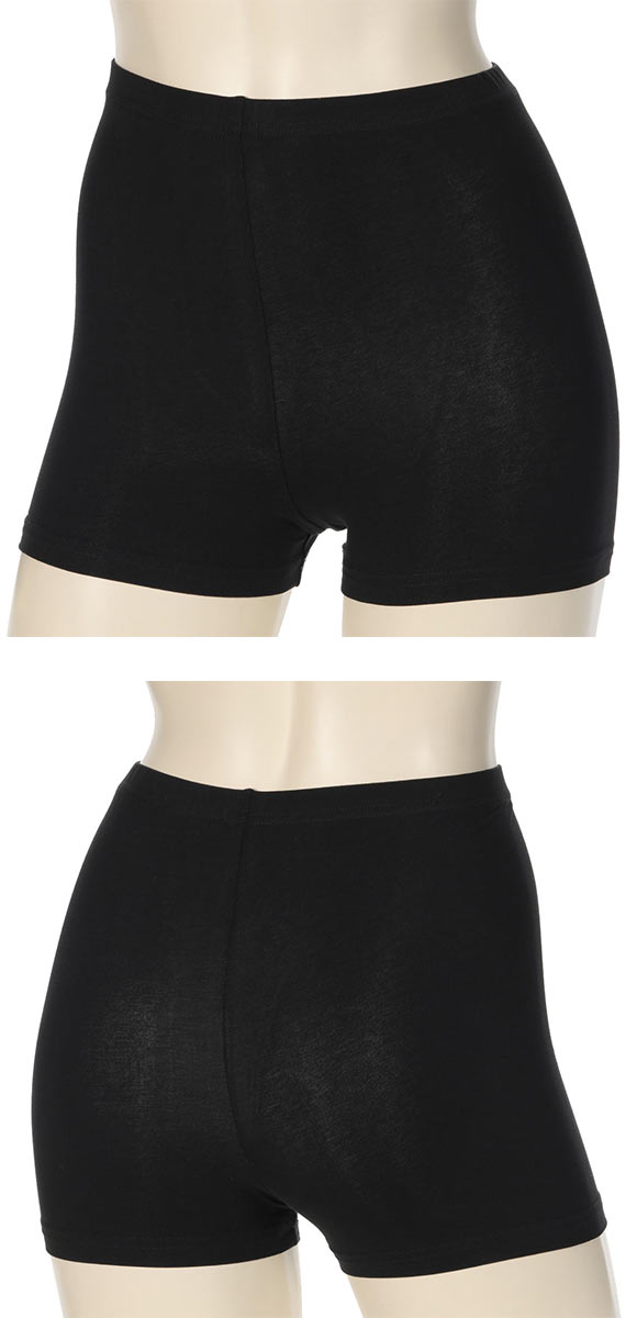 アツギ ATSUGI スクールタイム インナーパンツ 綿混 一分丈 スパッツ 抗菌防臭 股上深め キッズ ジュニア 女の子