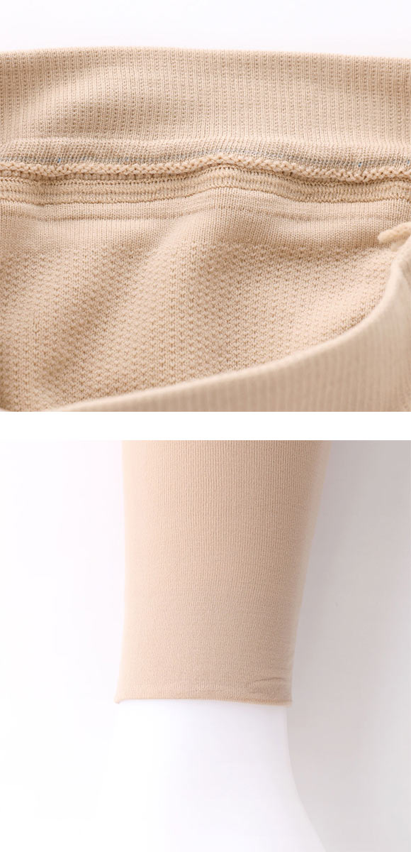 アツギ コンフォート 10分丈レギンス ダブルニットライン 180デニール