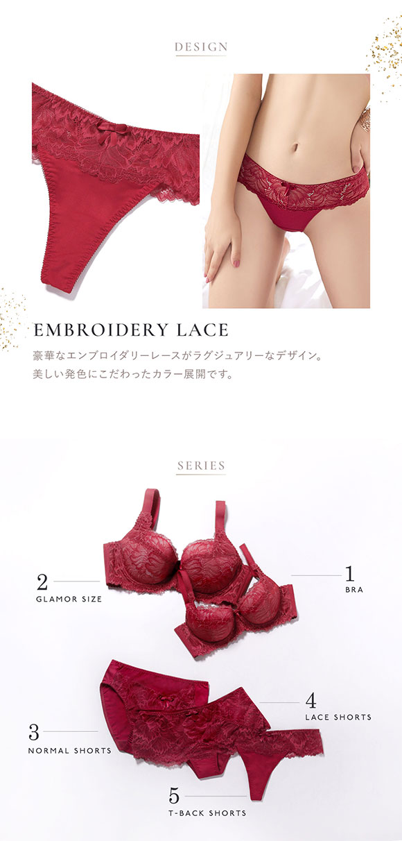 モードマリー Mode Marie×SHIROHATO 超脇肉革命 Tバック ショーツ レース M L LL 3L タンガ ソング 単品