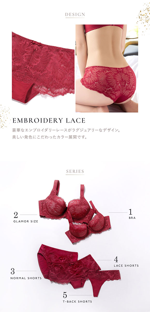 モードマリー Mode Marie×SHIROHATO 超脇肉革命 ボーイレングス ショーツ 総レース M L LL 3L 単品