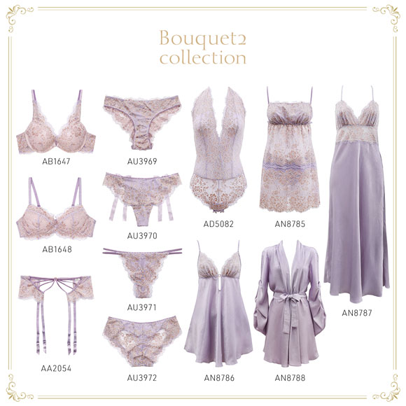 アンブラ ANNEBRA  Bouquet2 ストリングデザイン ガーターベルト ランジェリー