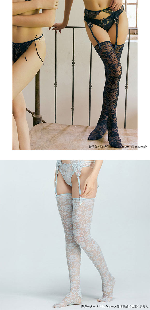 アンブラ Waltz レースガーターストッキング ANNEBRA