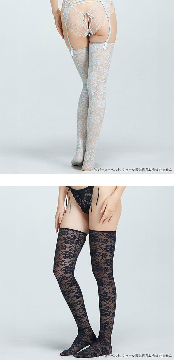 レディ　ガーター専用ストッキング♡フランス製 アンブラ Waltz レースガーターストッキング ANNEBRA | SHIROHATO(白鳩)