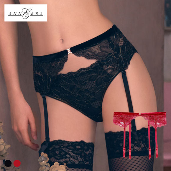 アンブラ Velvet Sin ベロア×レース ガーターベルト セクシー