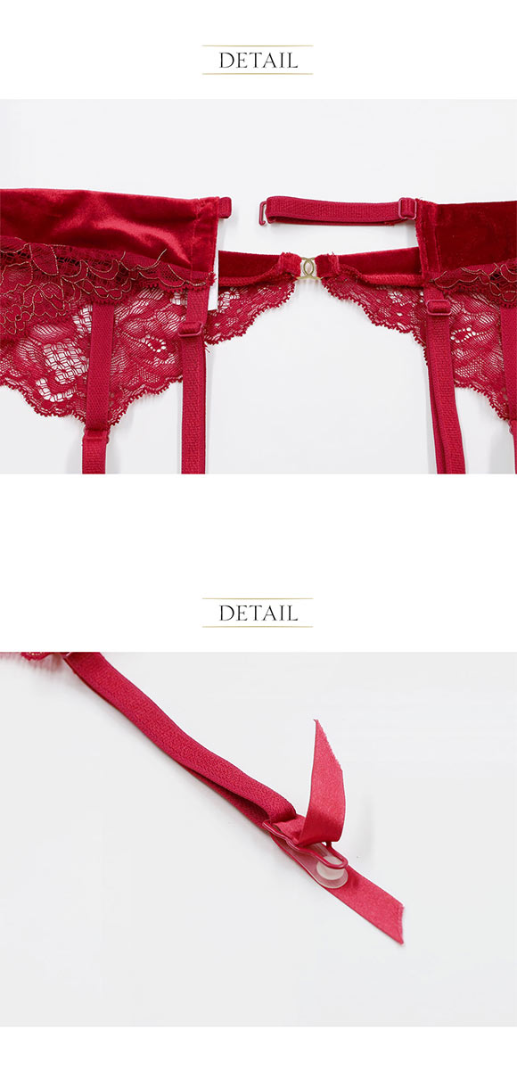 アンブラ Velvet Sin ベロア×レース ガーターベルト セクシー