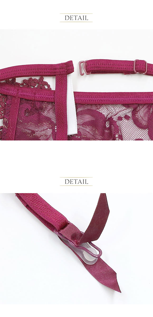 アンブラ In Your Heart アシンメトリー レース ガーターベルト セクシー ランジェリー ハート柄 ANNEBRA