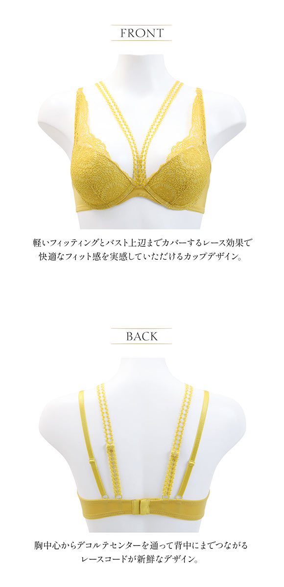 アンブラANNEBRA Lady I love Change デコルテコード 3/4カップブラジャー