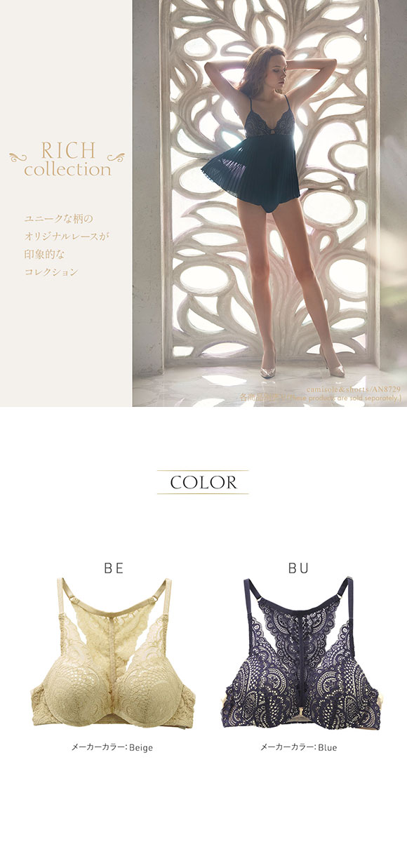 ANNEBRA Richレースブラジャー アンブラ アンブラ ANNEBRA Rich I love Change ブラジャー フロント