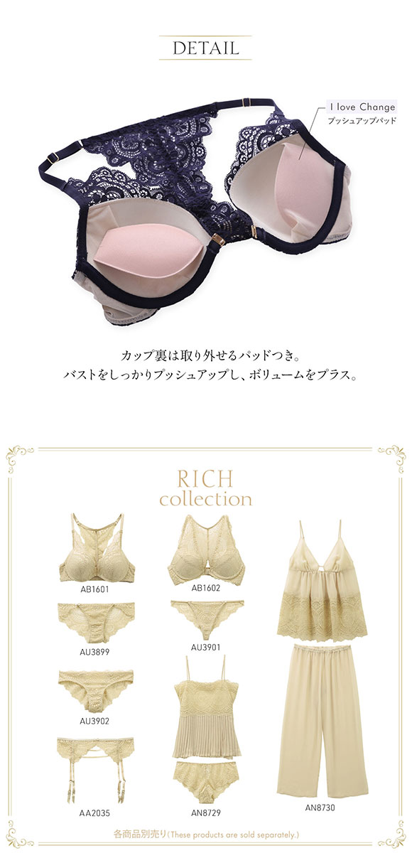 アンブラ ANNEBRA Rich I love Change ブラジャー フロントホック