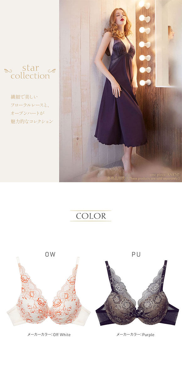 アンブラ ANNEBRA Star デコルテレース ブラジャー 単品
