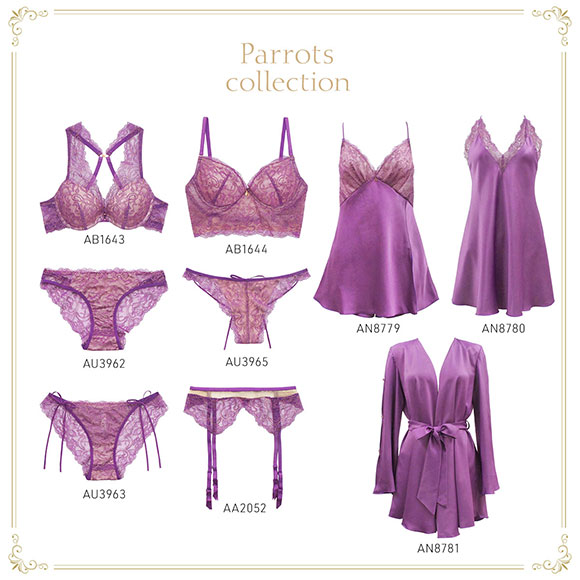 アンブラ ANNEBRA Parrots 2WAY バックオープン ブラジャー ノンパテッド 単品