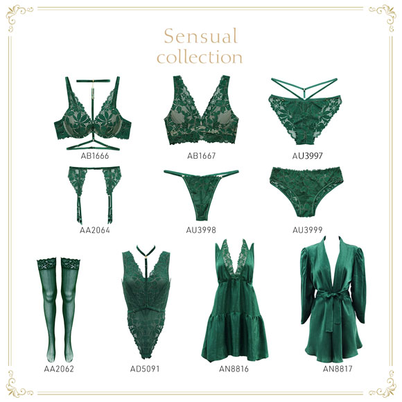 アンブラ ANNEBRA Sensual ハーネス付き モールドカップ ブラジャー デコルテレース付き 単品 セクシー ランジェリー インポート