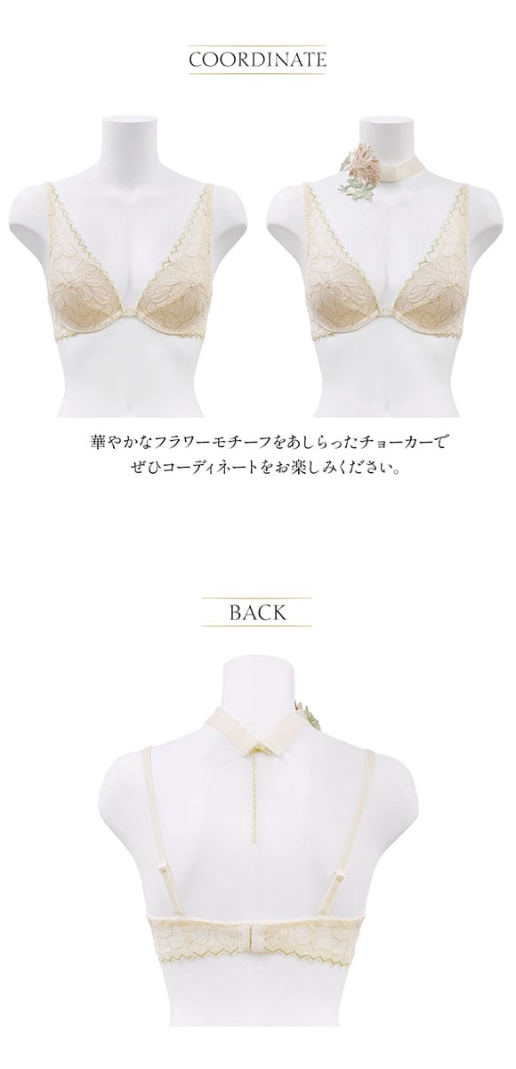 アンブラ ANNEBRA Heart ブラジャー モールドカップ チョーカー付き 単品