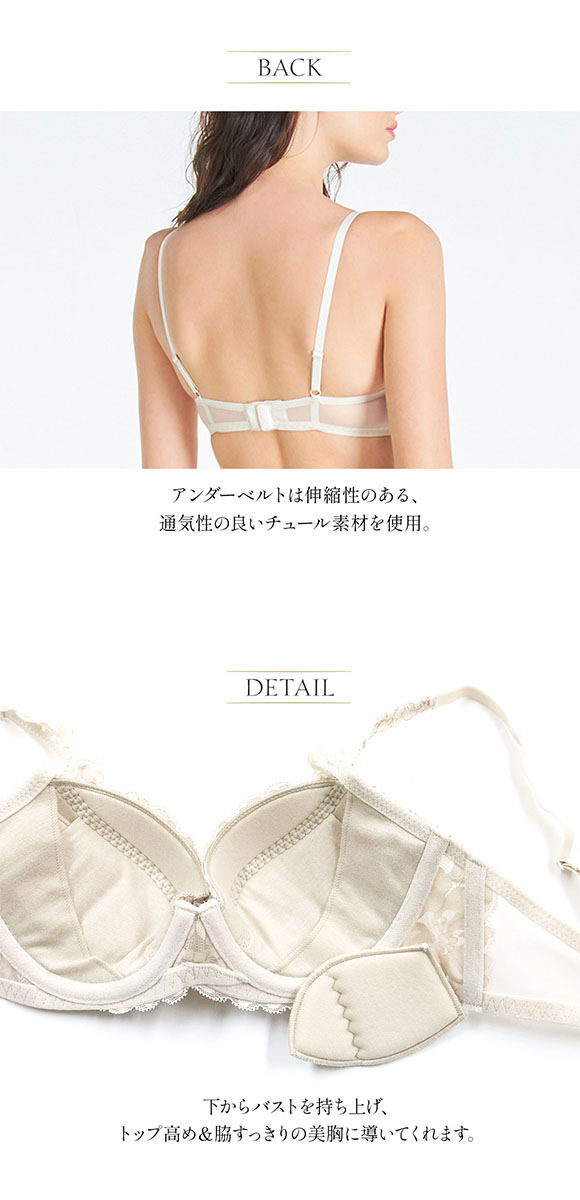 アンブラ ANNEBRA Playful ブラジャー デコルテメイク 総レース 単品