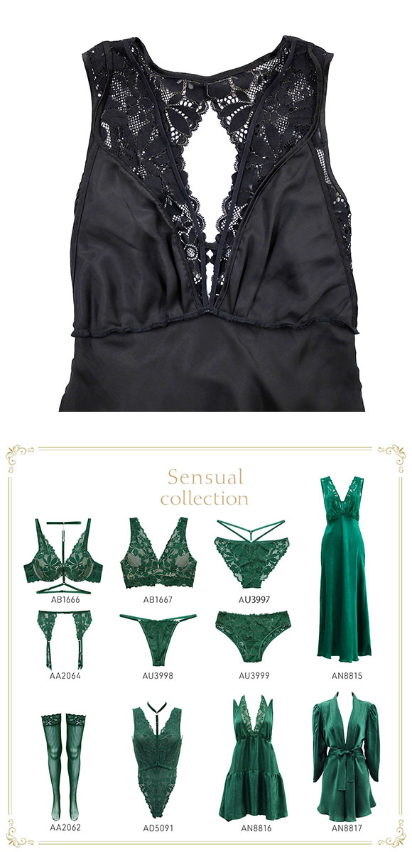 アンブラ ANNEBRA Sensual ロング ドレス ランジェリー ルームウェア セクシー インポート プレゼント 彼女 下着 海外