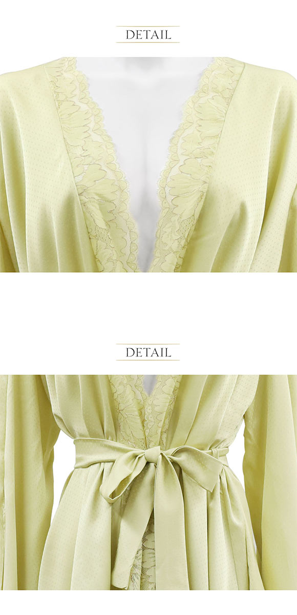 アンブラ Harmony in Bloom レースコンビ スリットスリーブガウン ルームウェア ANNEBRA