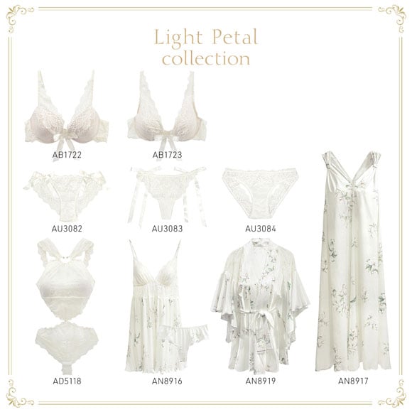 アンブラ Light Petal フラワープリント ロングドレス セクシー ルームウェア ネグリジェ ワンピース ANNEBRA